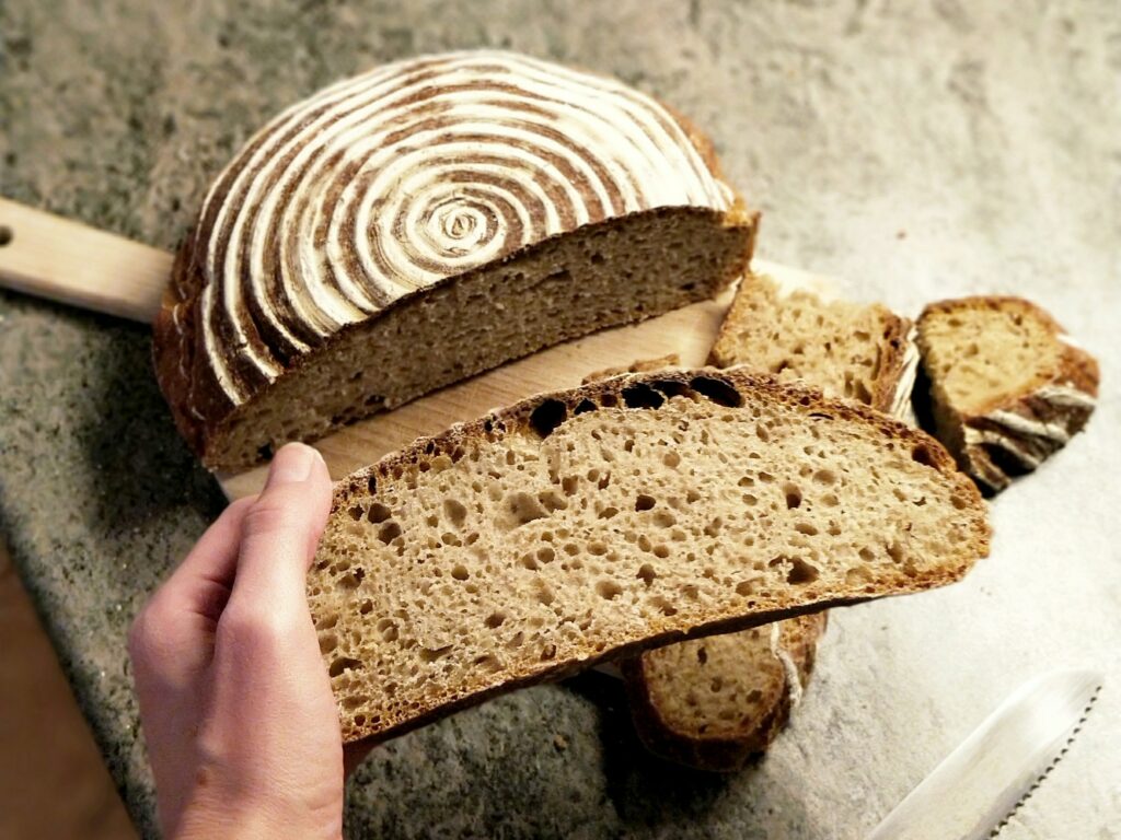 Krajíc domácího chleba