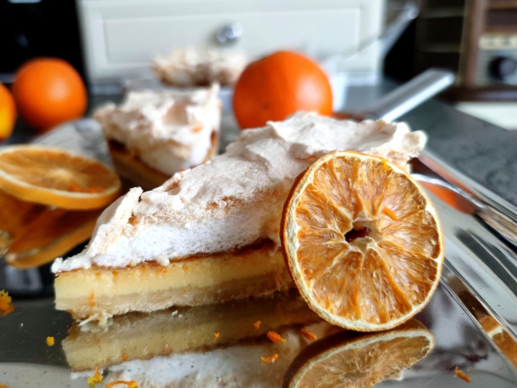 Pomerančový koláč se sněhem